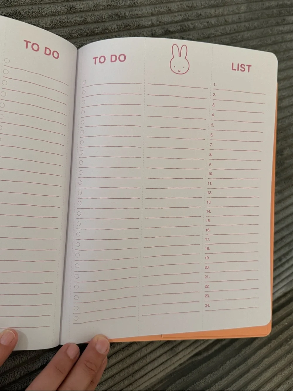 miffy 17 Month Planner — Green, Orange & Yellow Accents: Aug 2026 - Dec 2027